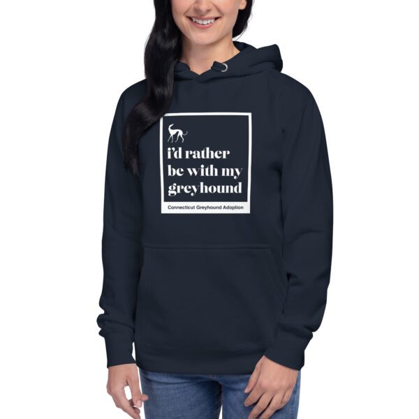 CGA I'd Rather... hoodie in navy